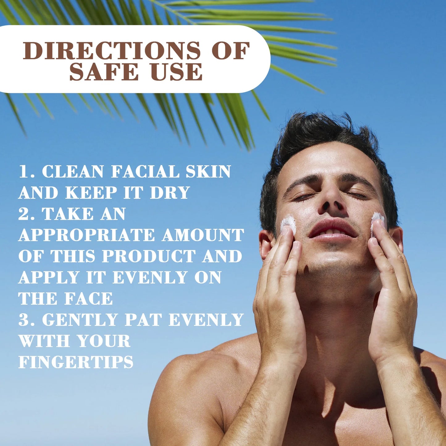 East Moon Men Sunscreen SPF50 UV Protection Whitening