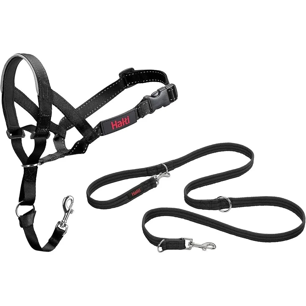 Halti Headcollar Dog Training Lead Stop Pull Reflective