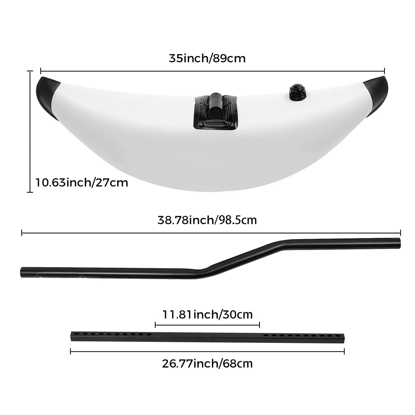 Kayak Canoe Outrigger Stabilizer PVC Inflatable Pontoon Fishing Float Tube Kit
