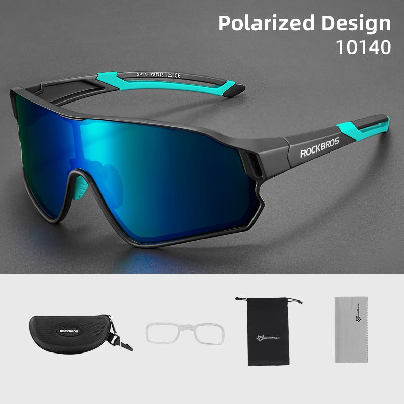 ROCKBROS Polarized UV400 Sports Sunglasses For Cycling