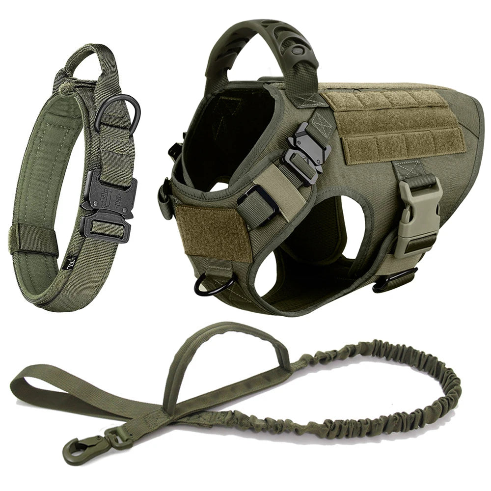 Petravel Tactical Dog Harness Vest Military Training