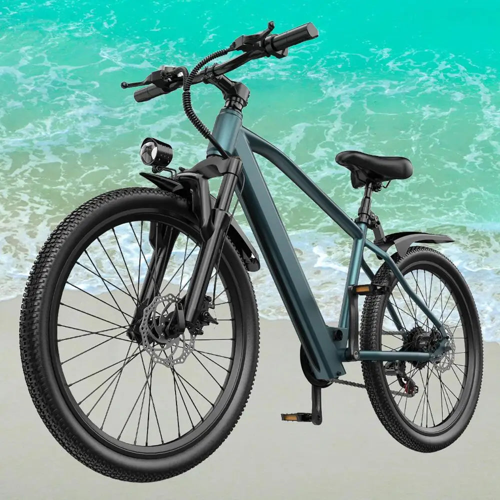 26" 24" Electric Bike For Adults With 500W Powerful Motor 36V 374Wh/468Wh Battery, Up To 30 Miles, 19 MPH,Electric Mountain Bike