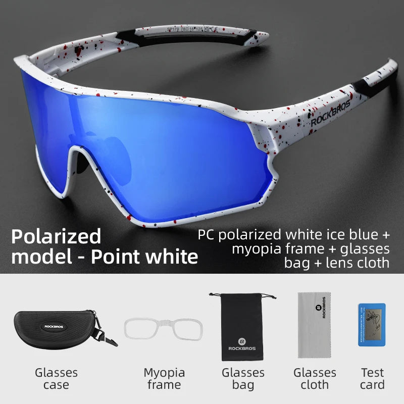 ROCKBROS Polarized UV400 Sports Sunglasses For Cycling