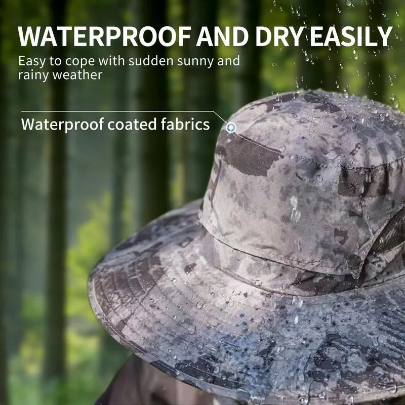 2025 New Outdoor Camping Fishing Hiking Sunscreen Fisherman Hat Solar Fan Cap Portable Solar Charging Cap with Fan Suitable