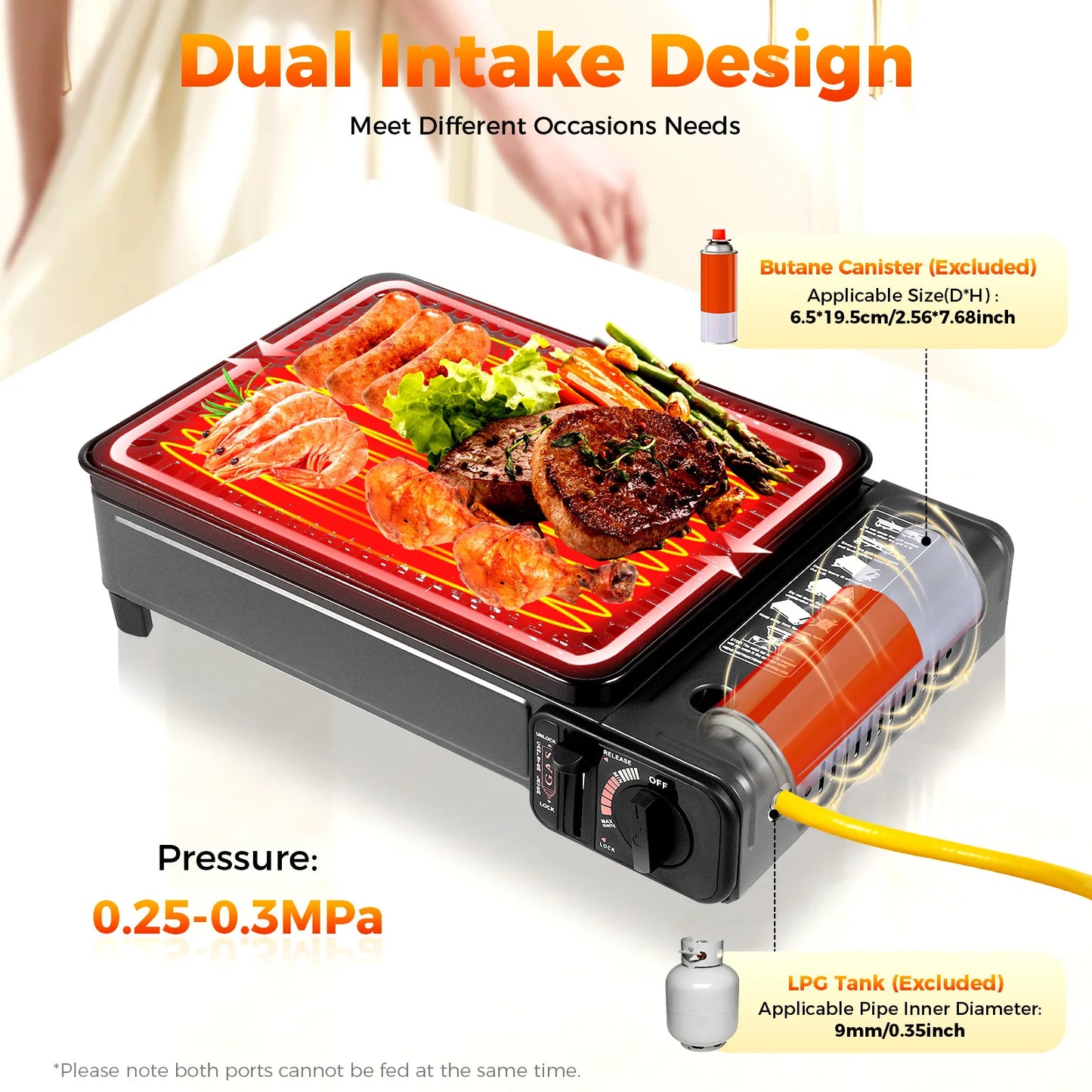 Portable Camping Gas Stove For Outdoor Cooking And Trekking