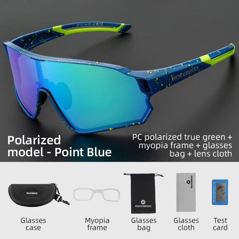 ROCKBROS Polarized UV400 Sports Sunglasses For Cycling