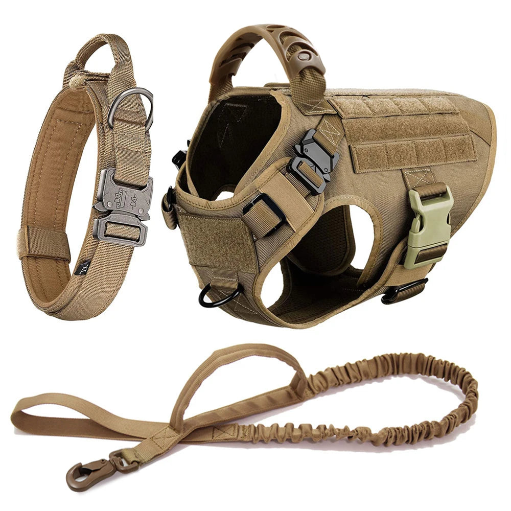 Petravel Tactical Dog Harness Vest Military Training