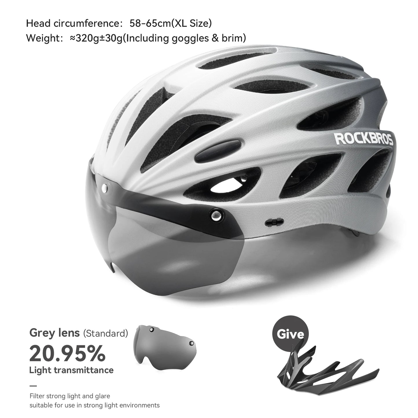Rockbros Cycling Helmet Lightweight Head Protection