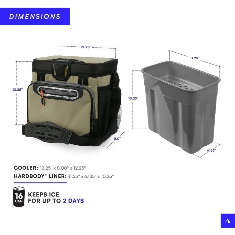 Arctic Zone Titan Deep Freeze Cooler - Zipperless Hardbody Cooler - Small & Large Capacity- Beach & Camping Cooler - Deep Freeze
