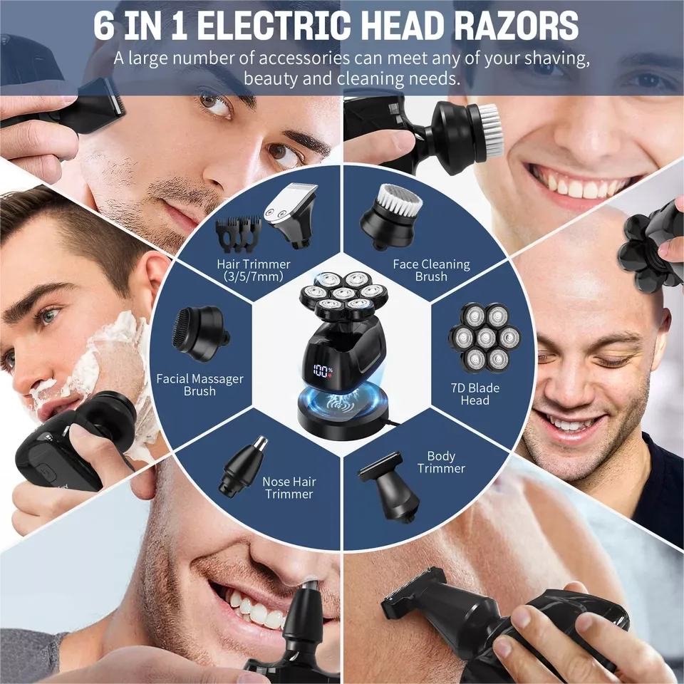Outdoor Adventures Hub SEJOY Six In One Shaver For Men