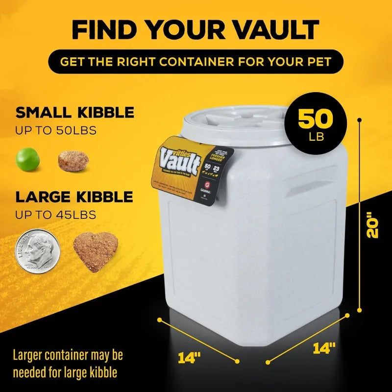 Vittles Vault Pet Food Storage Container for Freshness Preservation