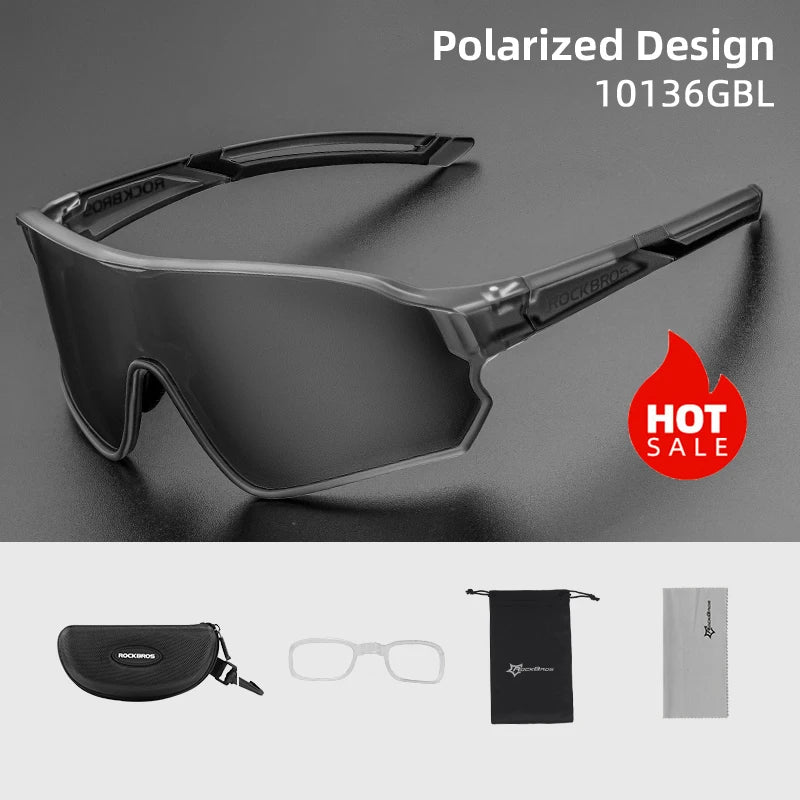 ROCKBROS Polarized UV400 Sports Sunglasses For Cycling