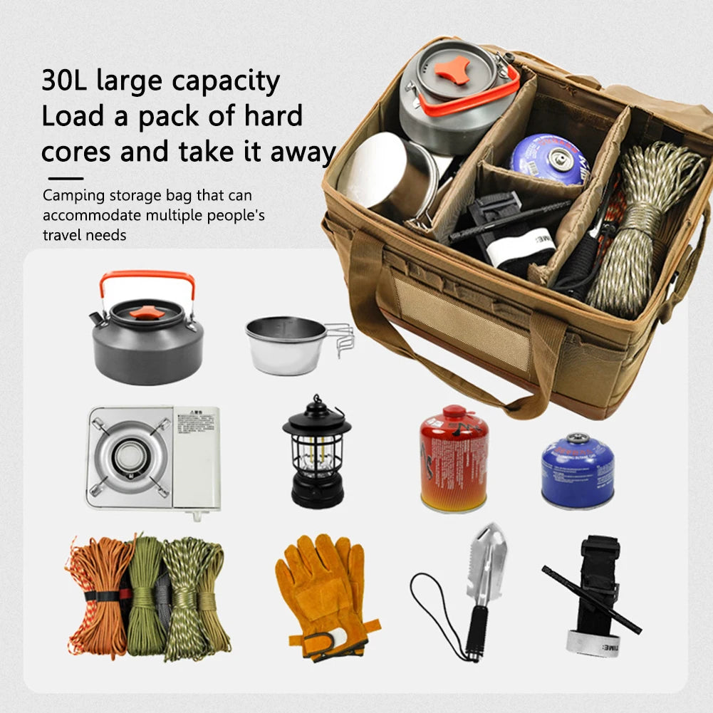 Outdoor Adventures Hub Picnic Storage Bag For Camping