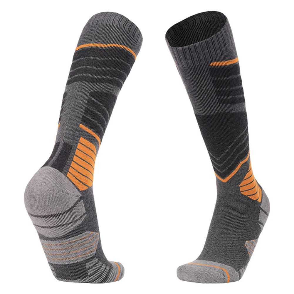 APWIKOGER Winter Thermal Ski Socks for Men Outdoor Sports