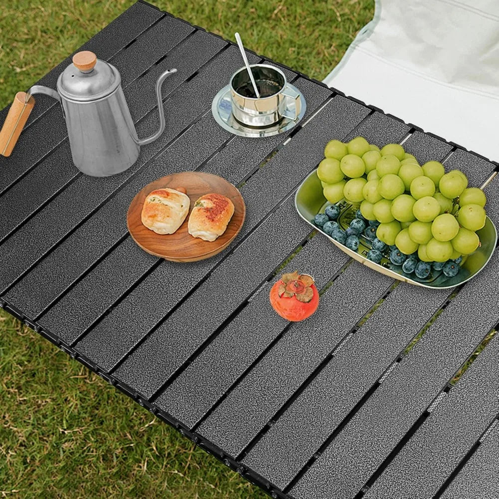Outdoor Adventures Hub Folding Camping Table Portable