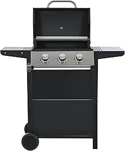 3 Burner Propane Gas Grill with Heavy Duty Cabinet Design