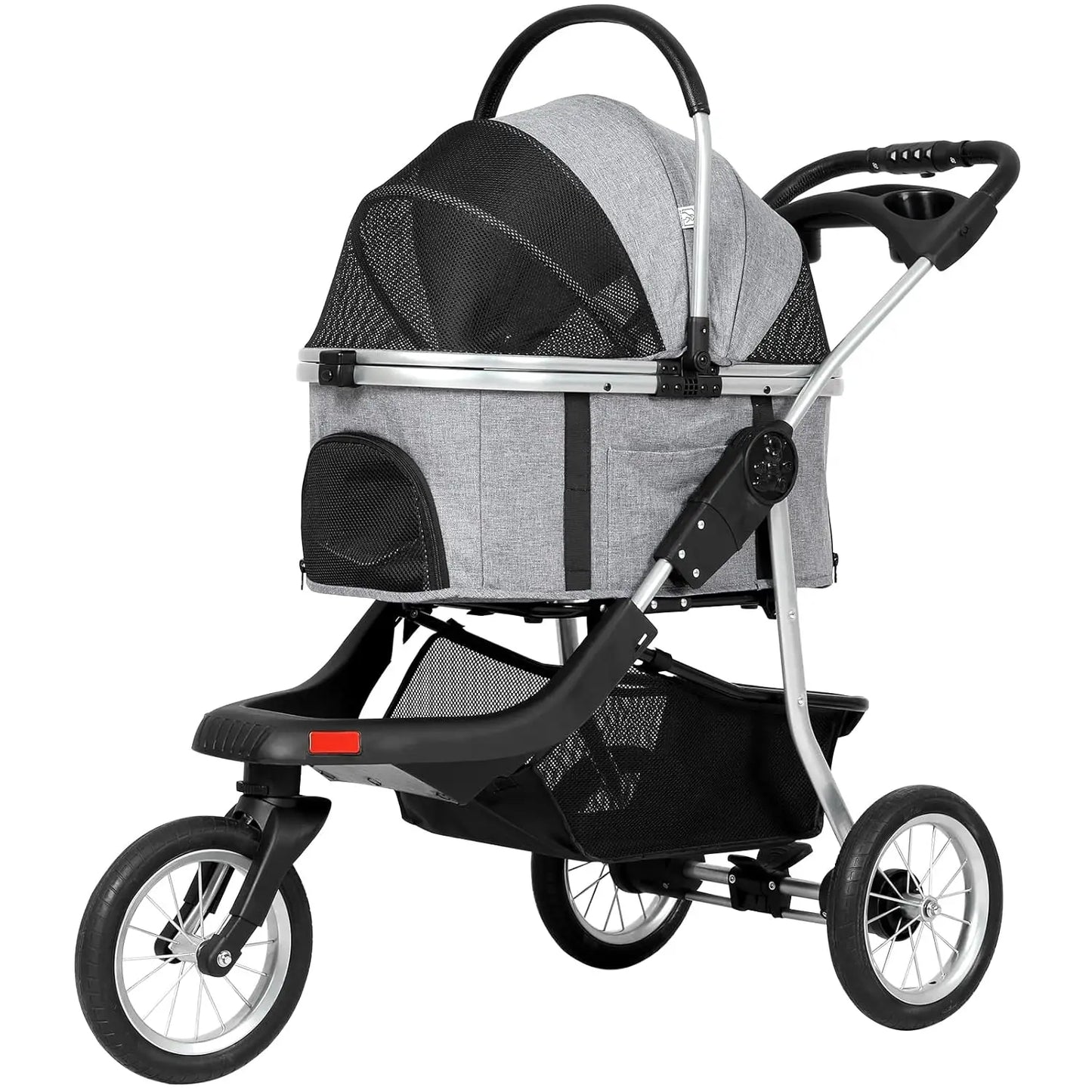 XMSJH 3-in-1 Premium Pet Stroller for Dogs and Cats