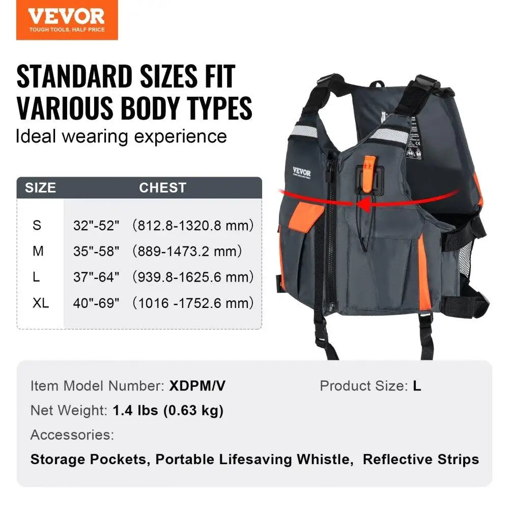 Watersports PFD 96N Buoyancy Life Vest Jacket for men Women