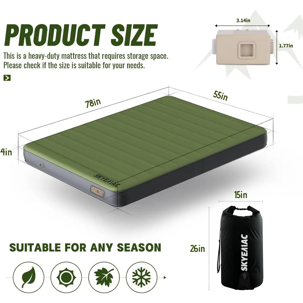 YTYIN Self Inflating Memory Foam Camping Sleeping Pad