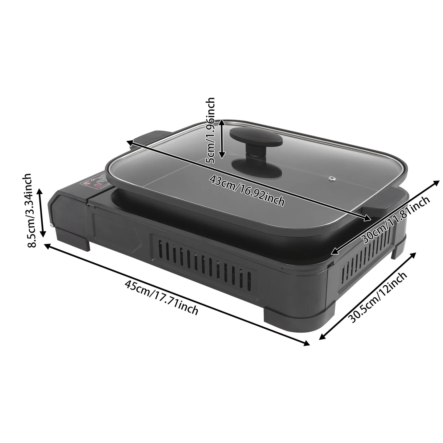 Portable Camping Butane Gas Grill Stove With Tray Lid