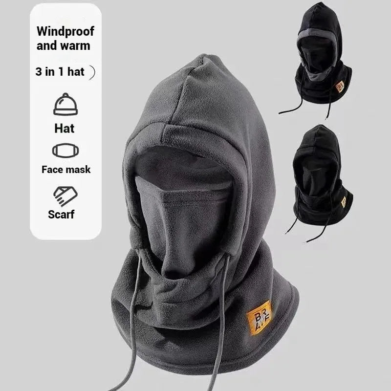 CN Winter Balaclava 3 In 1 Hat Mask Neck Warmer Men Women