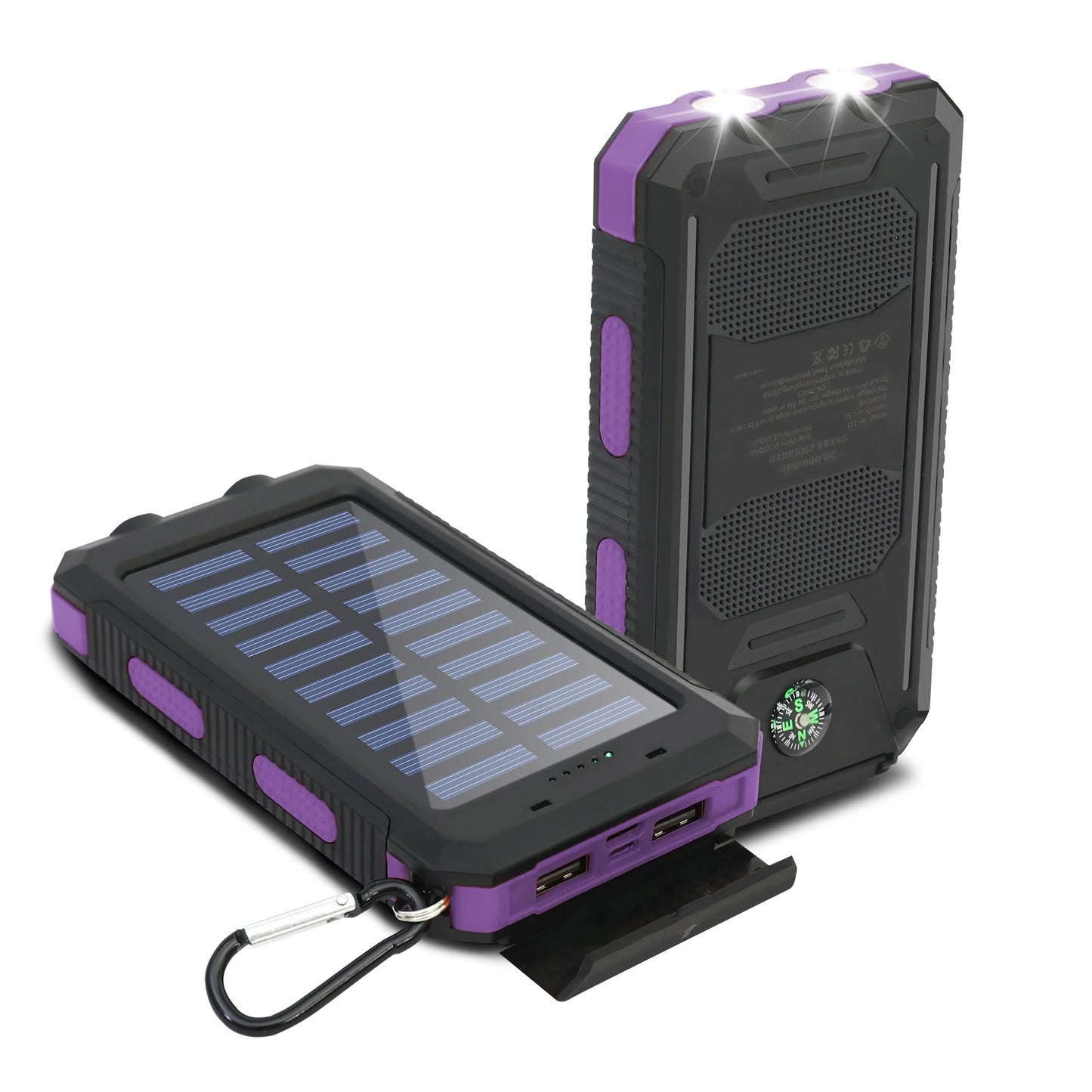 Hik 20000mAh Solar Charger Waterproof Portable Power Bank