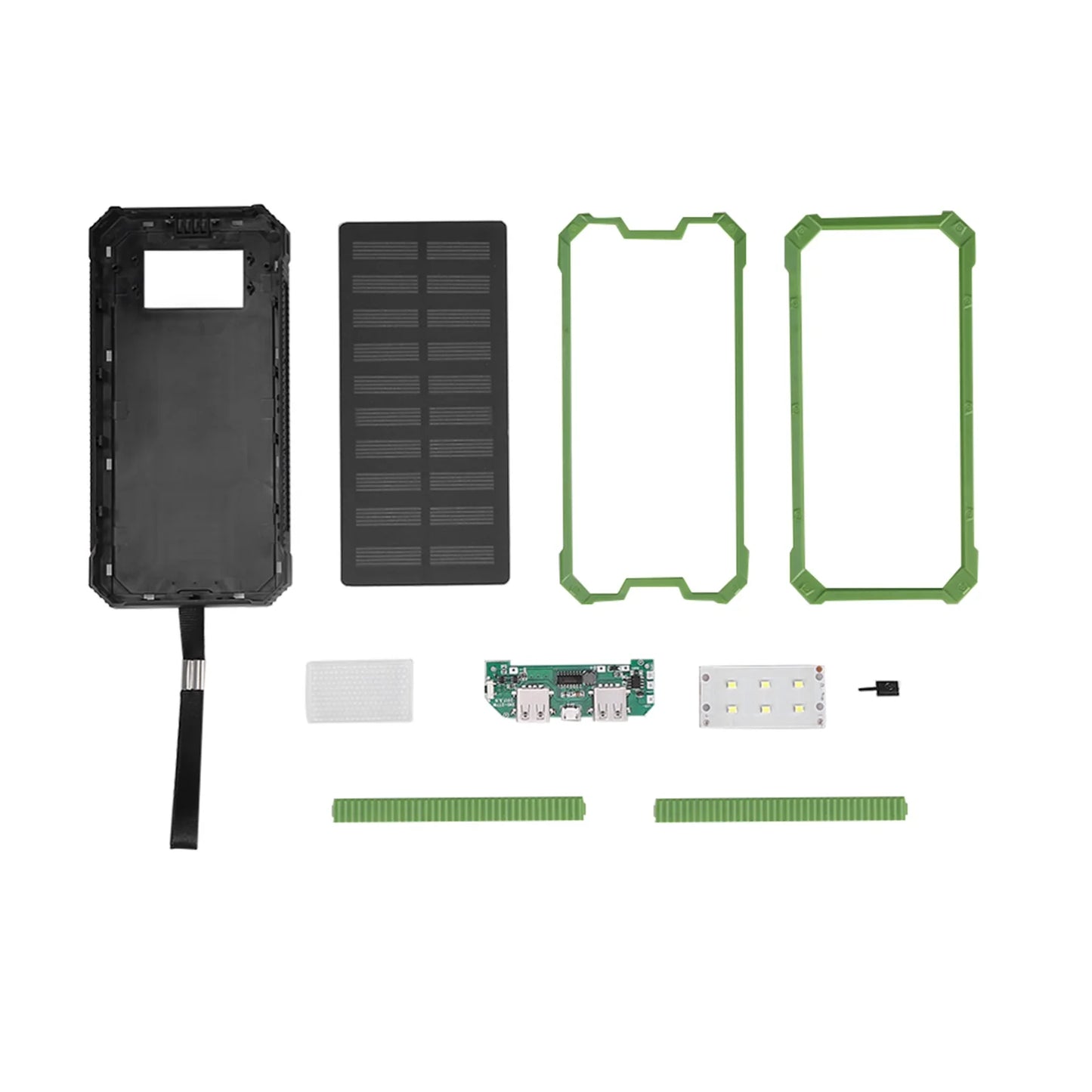 Hilitand Solar Power Bank 20000mAh Dual USB Fast Charge