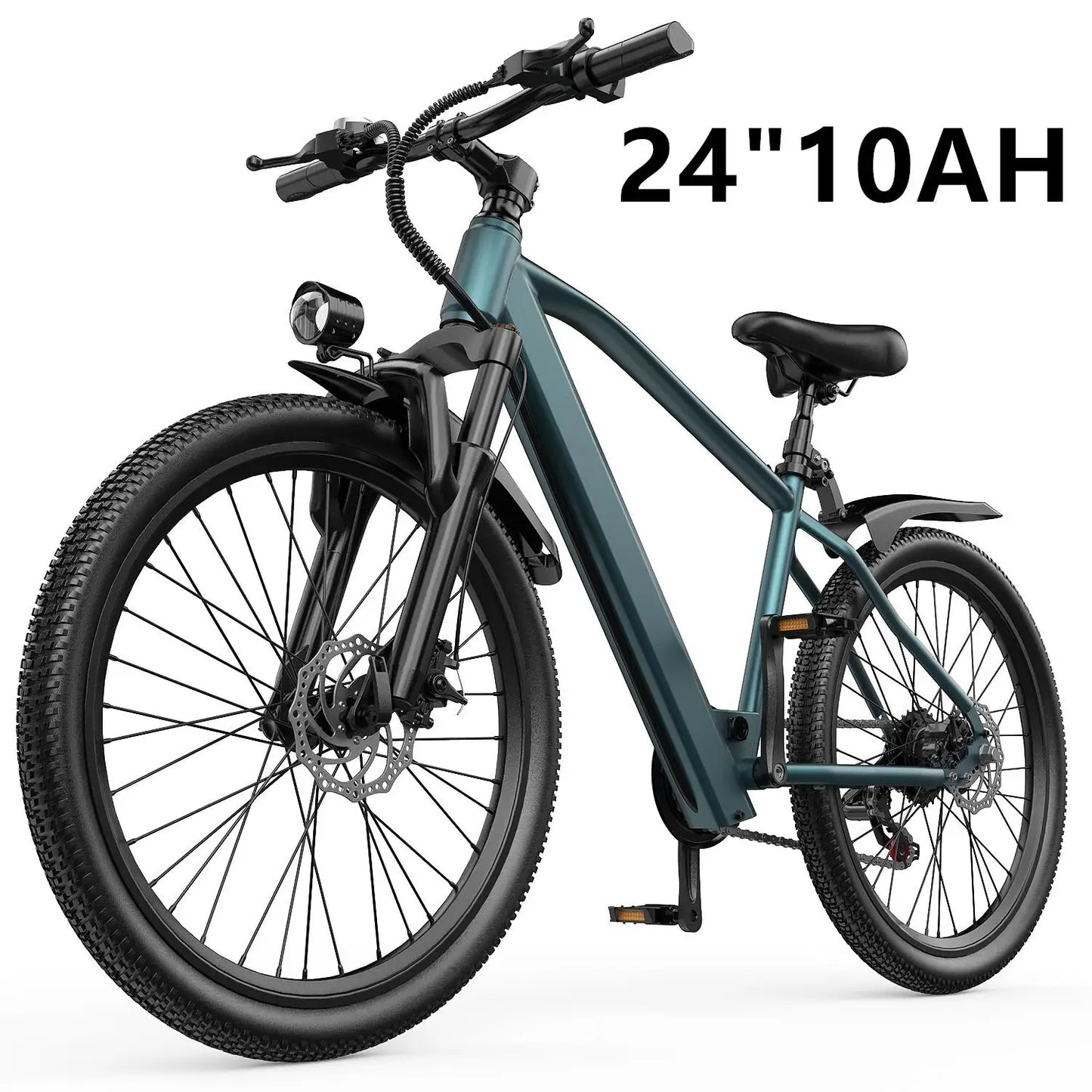 26" 24" Electric Bike For Adults With 500W Powerful Motor 36V 374Wh/468Wh Battery, Up To 30 Miles, 19 MPH,Electric Mountain Bike