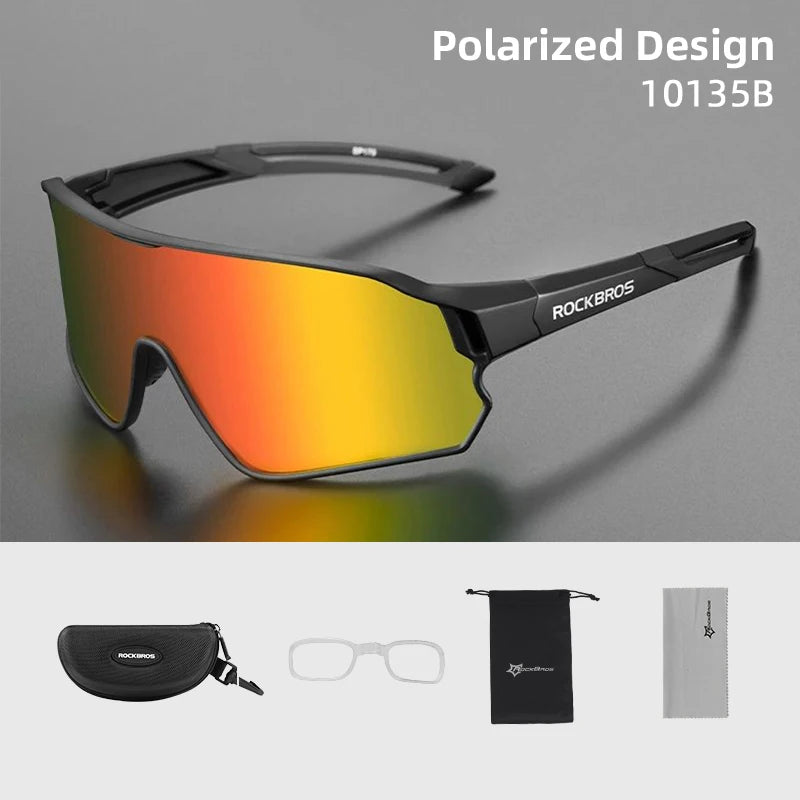 ROCKBROS Polarized UV400 Sports Sunglasses For Cycling
