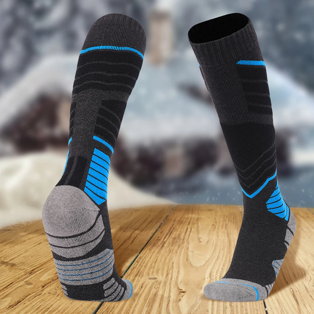 APWIKOGER Winter Thermal Ski Socks for Men Outdoor Sports