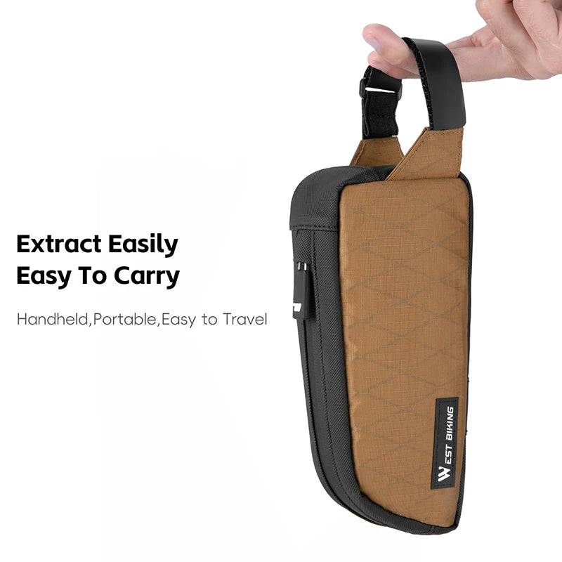 West Biking Ultralight Bike Bag Top Tube Triangle Pannier