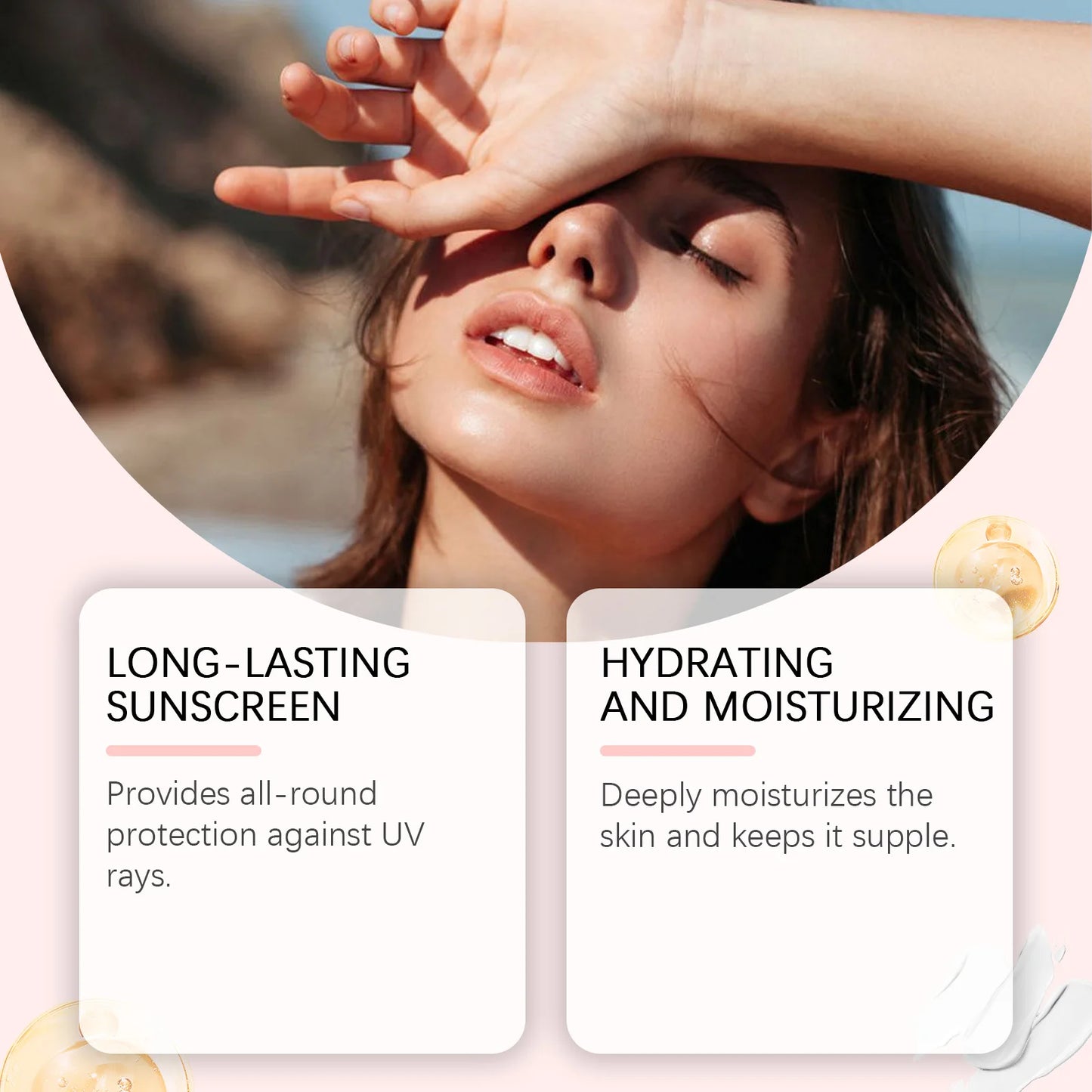 OceAura Facial Sunscreen Spray Moisturizing Absorption