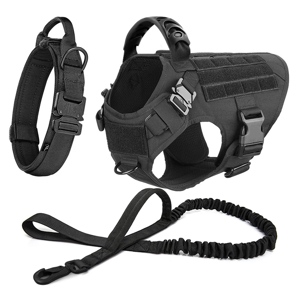 Petravel Tactical Dog Harness Vest Military Training