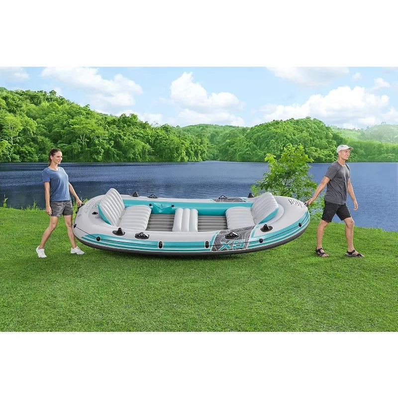 Bestway Hydro-Force Inflatable Raft Set for Family Fun