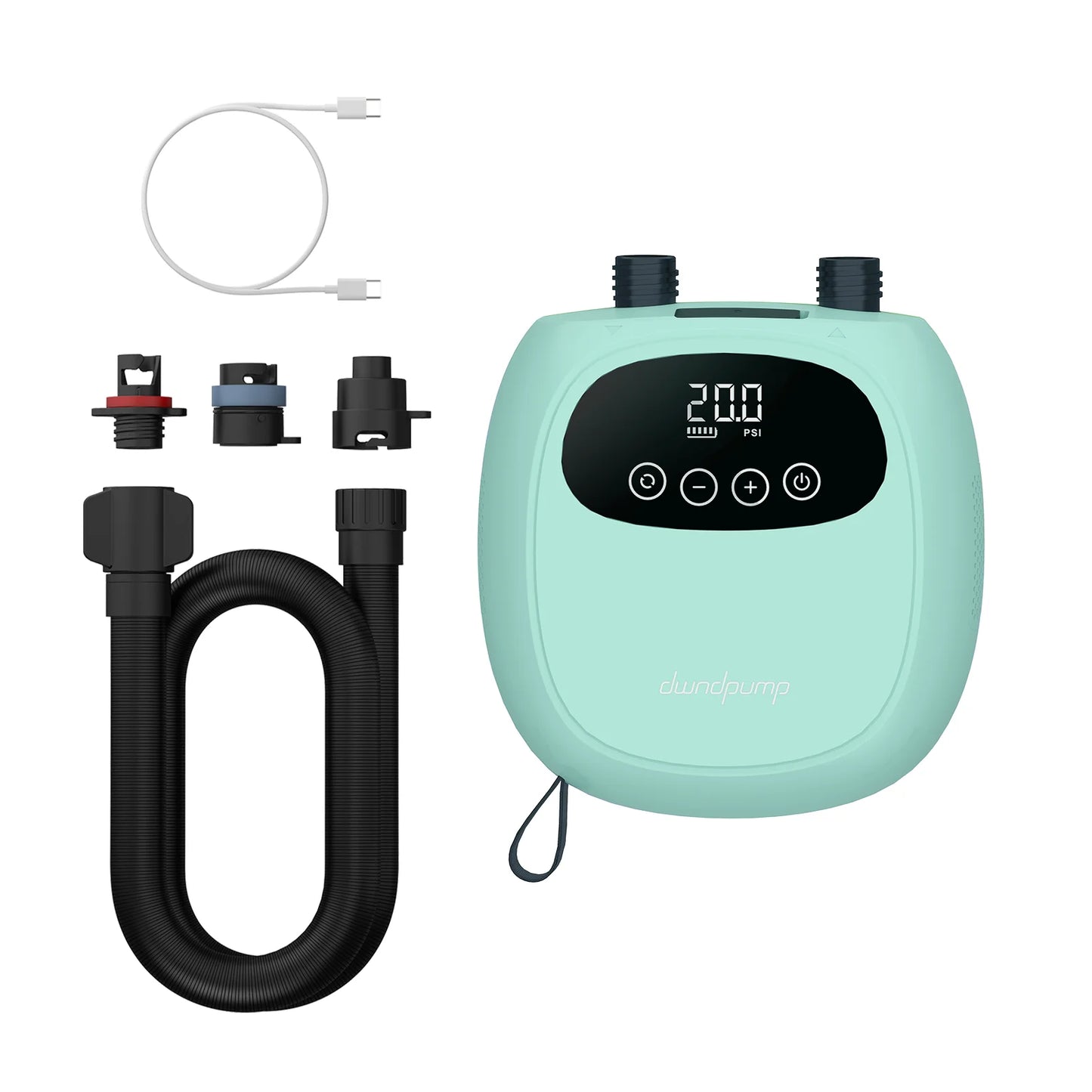 dwndpump DP3 Electric 20PSI SUP Pump 38.48Wh Battery Paddle Board Inflation for Kayak Boat Tent Surfing Board Stand Up