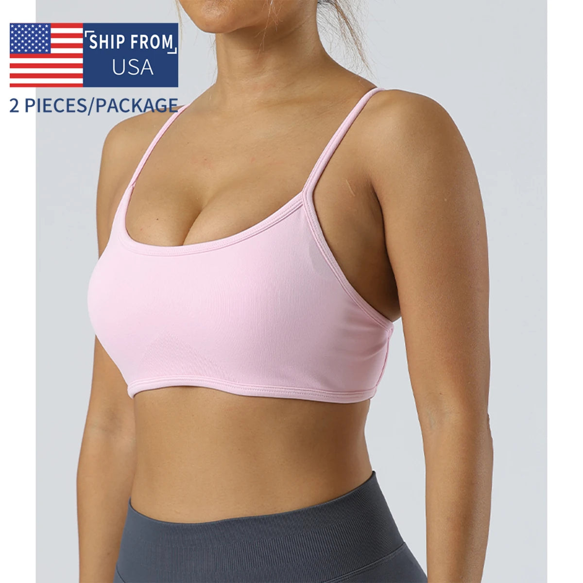 TKITK Seamless Spandex Sports Bra For Women Fitness