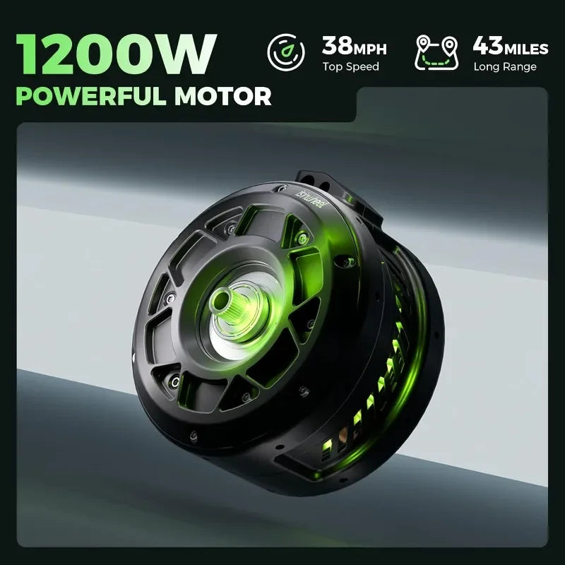 Hign-concerned Electric Scooter For Adults 1200W 38 MPH