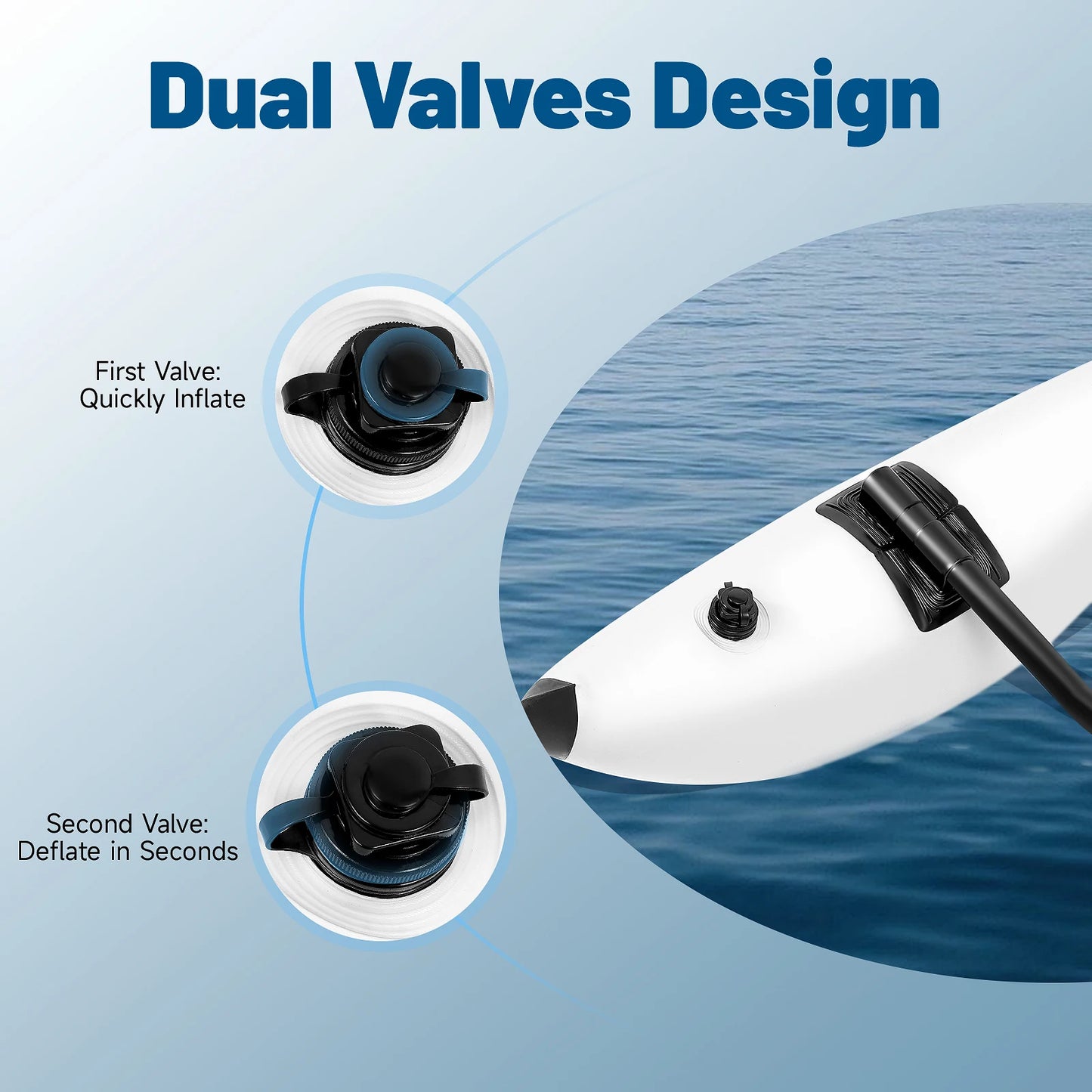 Kayak Canoe Outrigger Stabilizer PVC Inflatable Pontoon Fishing Float Tube Kit