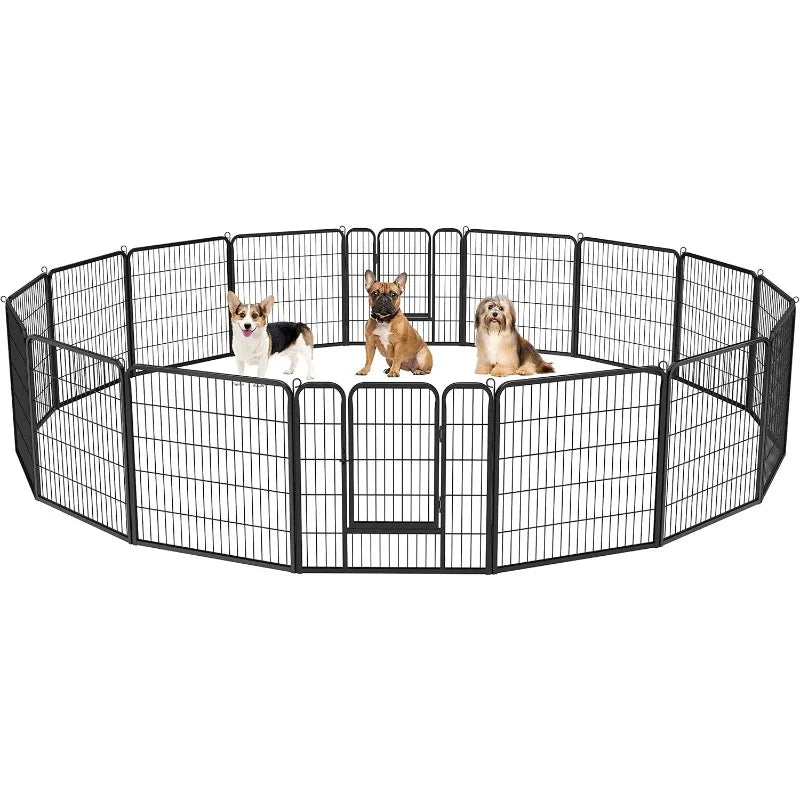 Hign Concerned Foldable Wooden Dog Playpen Exercise Fence