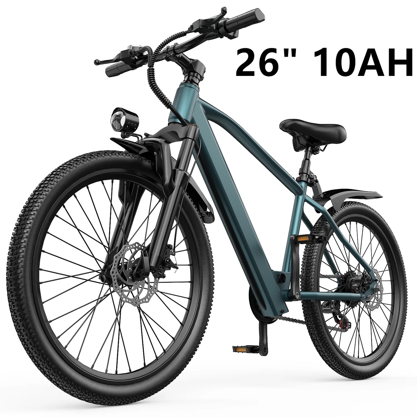26" 24" Electric Bike For Adults With 500W Powerful Motor 36V 374Wh/468Wh Battery, Up To 30 Miles, 19 MPH,Electric Mountain Bike