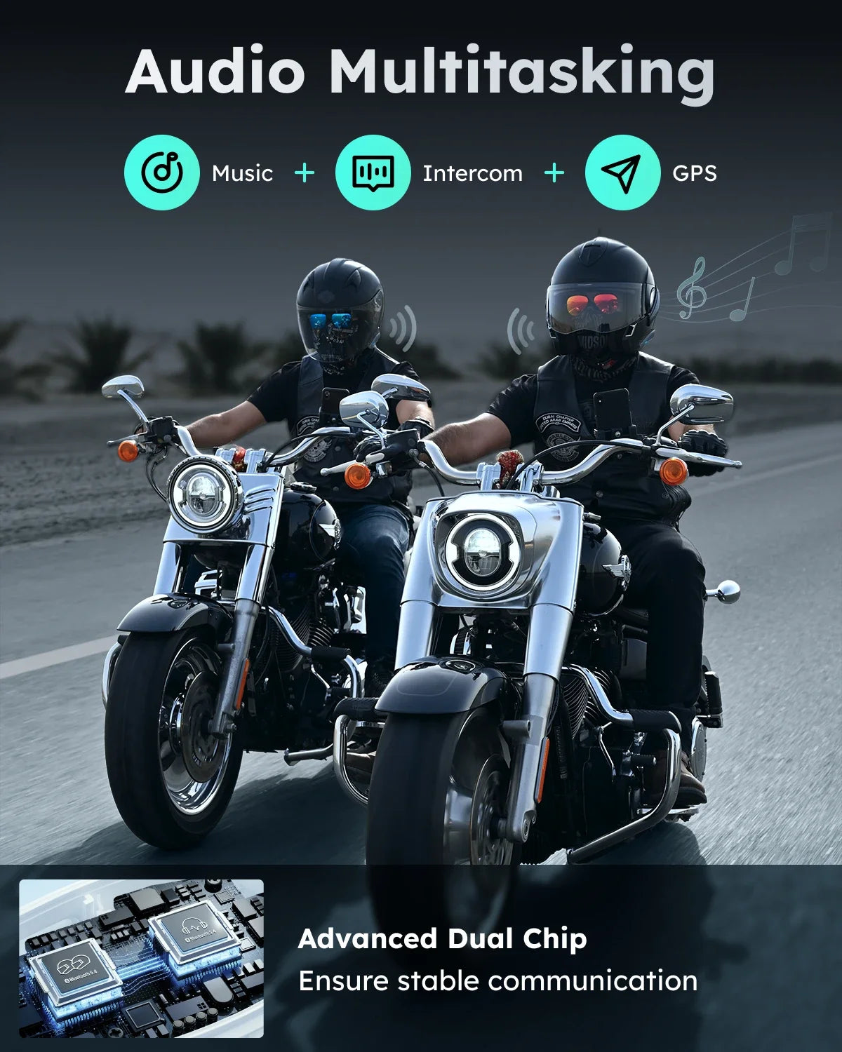 ASMAX S1 Bluetooth Intercom for Motorcycle and ATV