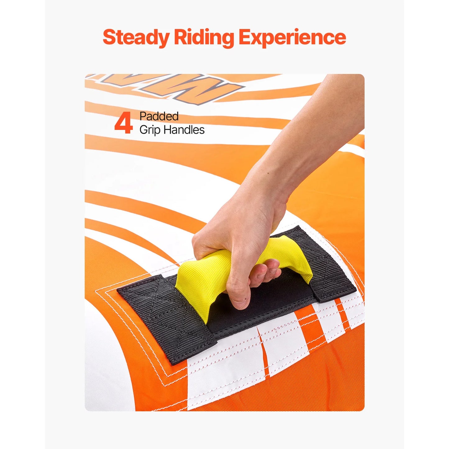 Hign Concerned Towable Two Rider Boat Tube For Water Sports