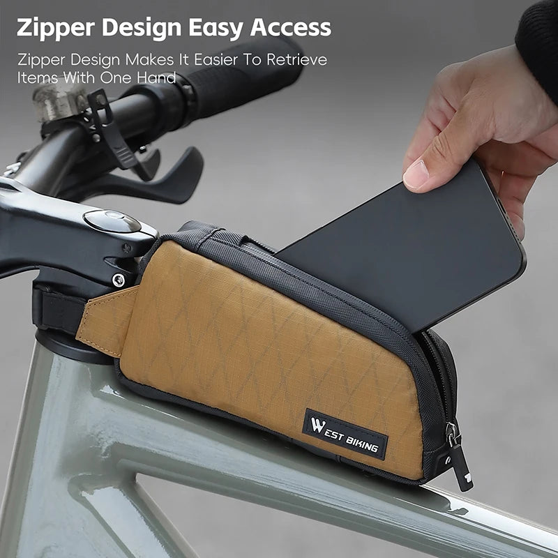 West Biking Ultralight Bike Bag Top Tube Triangle Pannier