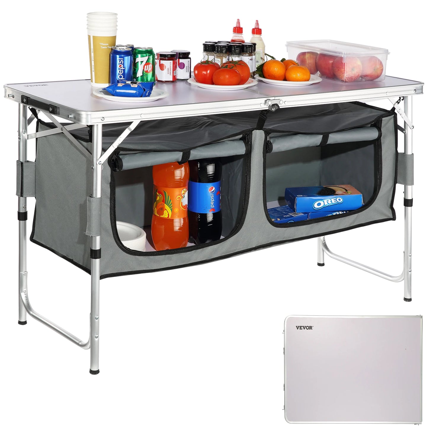 Outdoor Adventures Hub SucceBuy Camping Kitchen Table