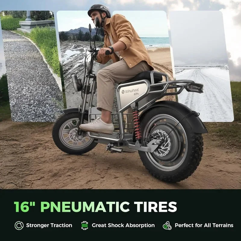 Hign-concerned Electric Scooter For Adults 1200W 38 MPH