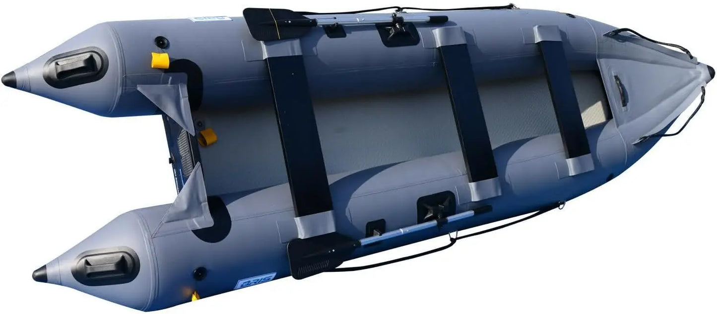 14.1ft Inflatable Boat Inflatable Kayak 3 Person Kayak Canoe Fishing poonton Boat
