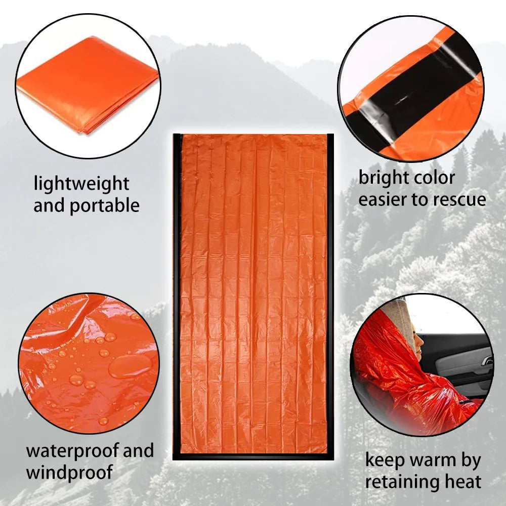 Choice Outdoor Survival Sleeping Bag Mylar Thermal Blanket