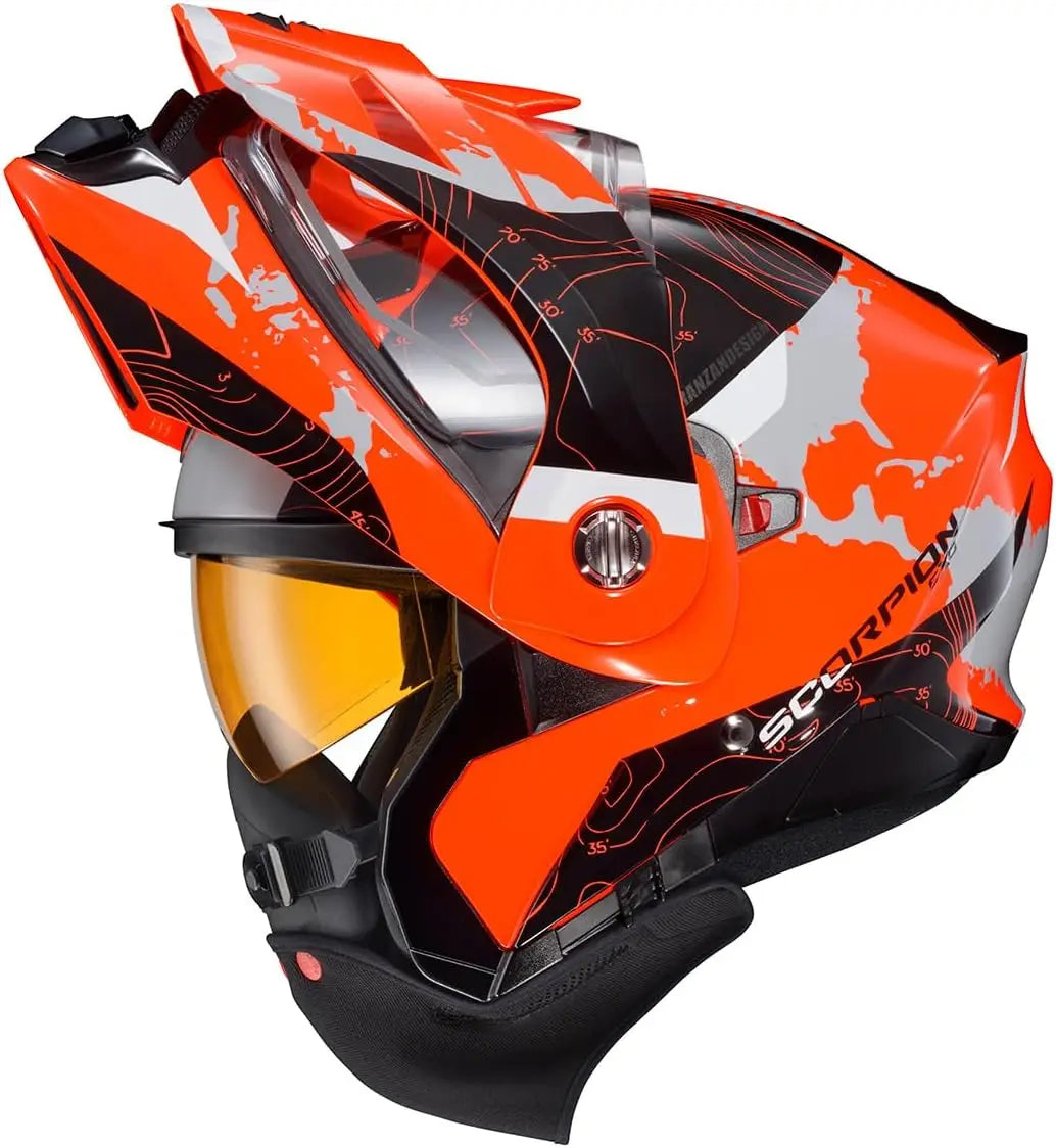 Yao Hui Huang Cold Weather Snowmobile Modular Helmet
