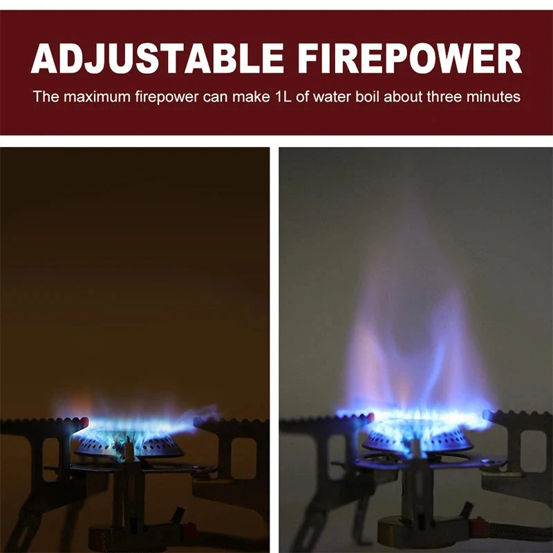 Camping Gas Stove Portable Folding Backpacking Stove 3500W
