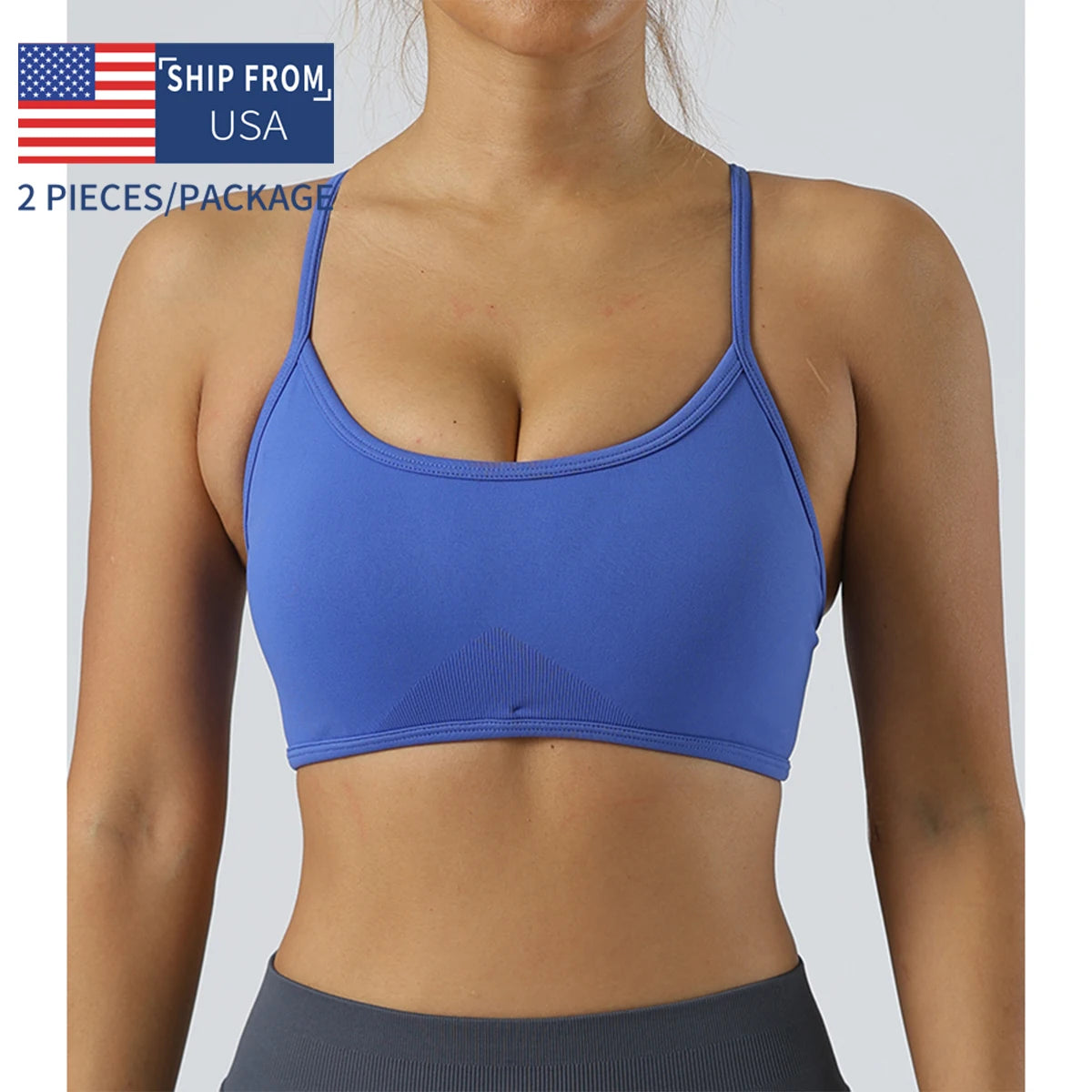TKITK Seamless Spandex Sports Bra For Women Fitness